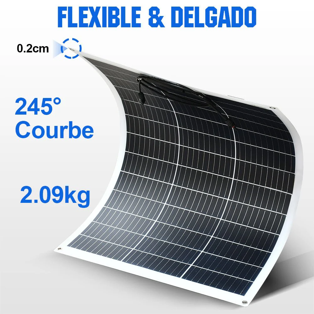 130W 12V Panel Solar Mono Flexible - Image 3