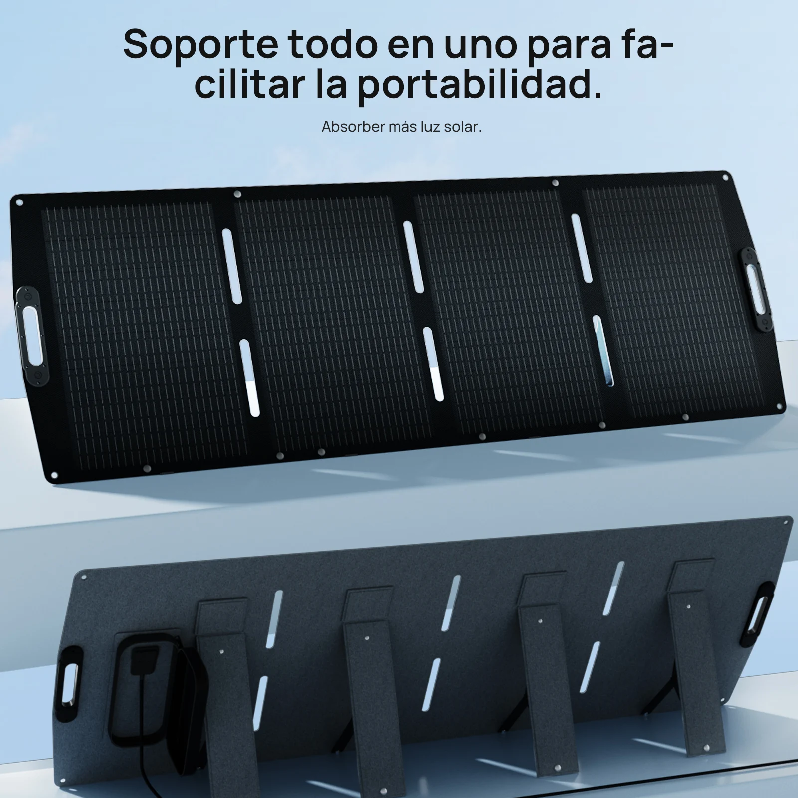 200W 12V Maleta de panel solar plegable - Image 7