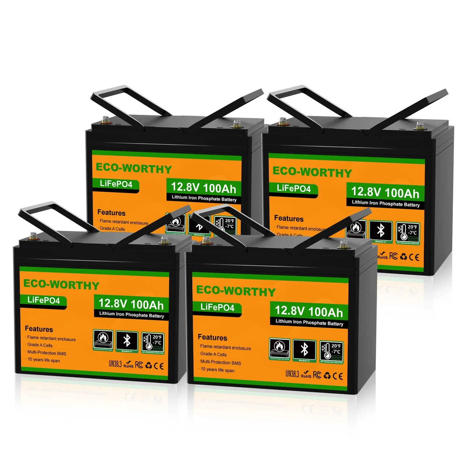 Batería Litio LiFePO4 12V 100Ah con Bluetooth - Image 14