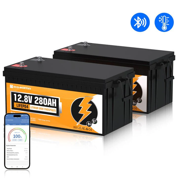 Batería Litio LiFePO4 12V 280Ah Con Bluetooth - Image 13