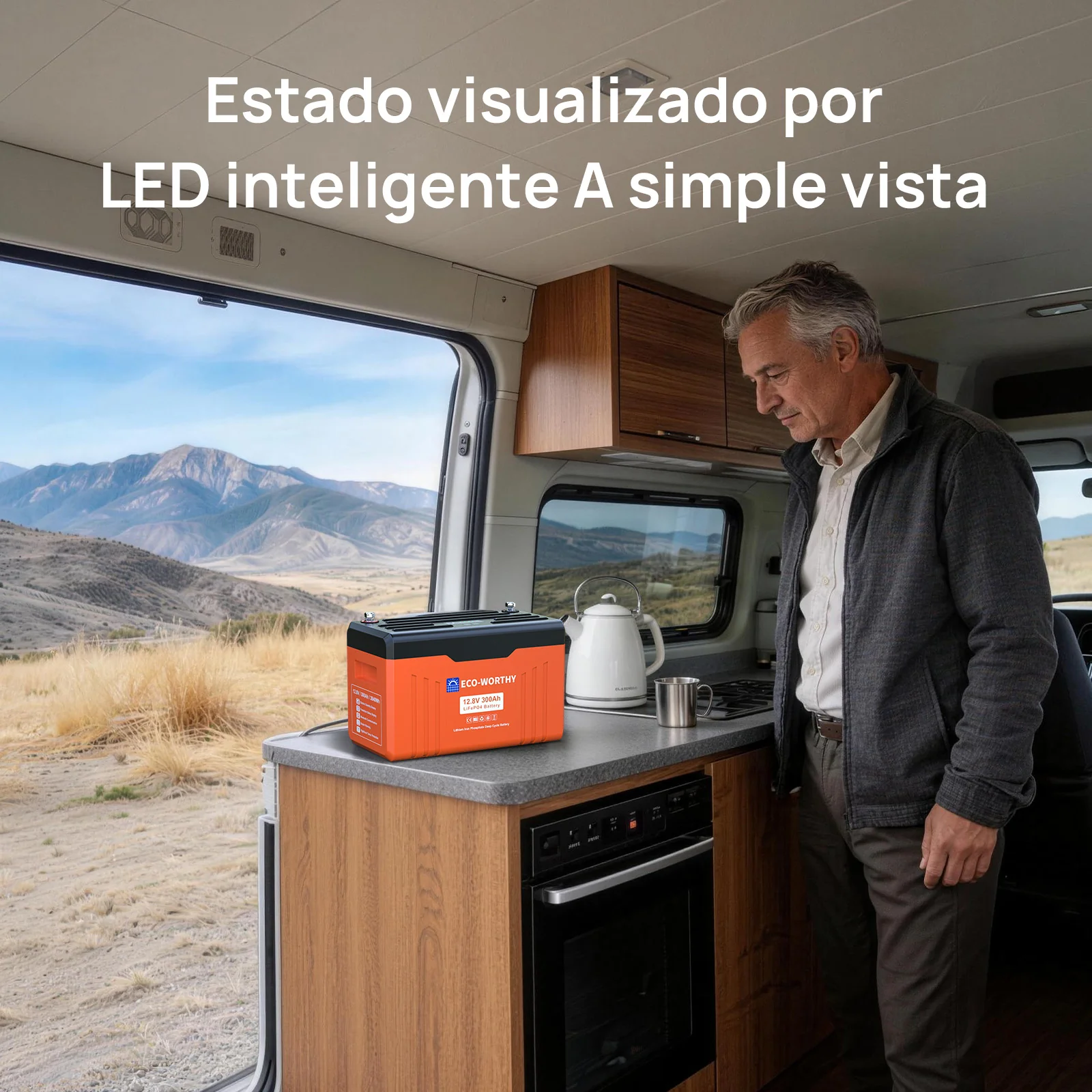 Batería de litio LiFePO4 de 12V y 314Ah con Bluetooth - Image 8