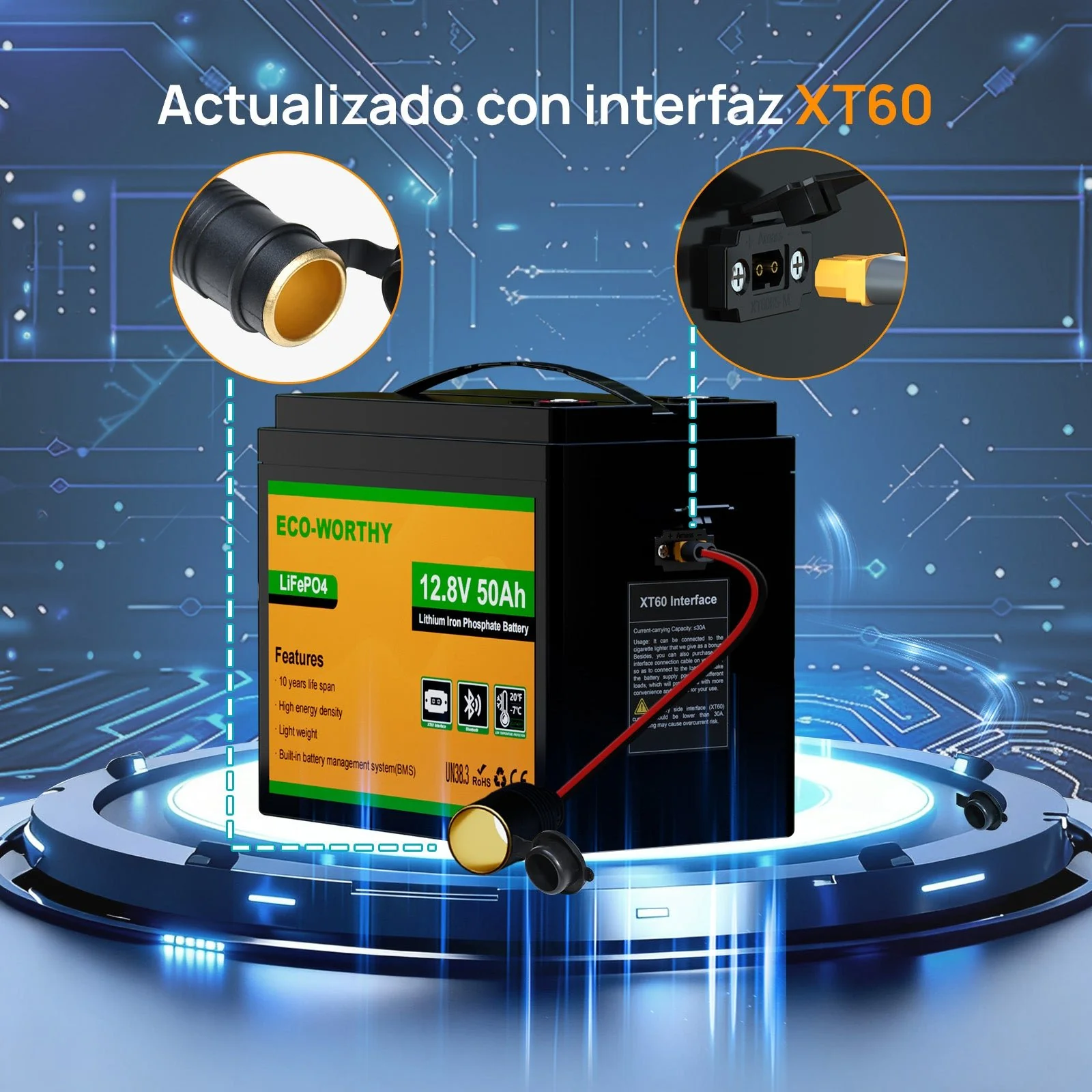 Batería Litio LiFePO4 12V 50Ah - Image 5
