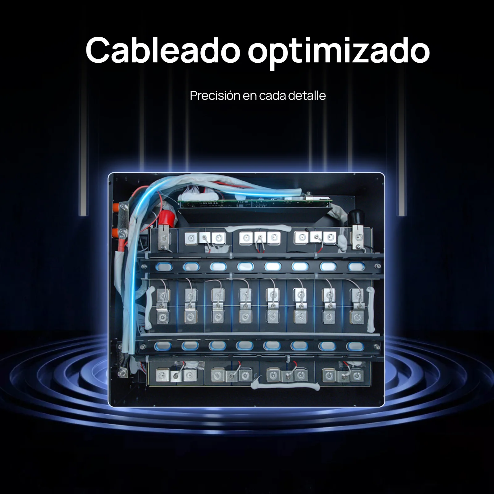 Batería para rack de servidor ECO-WORTHY de 48V(51,2V) 100 Ah LiFePO4, tamaño 3U, con Bluetooth y wifi- Versión 3 - Image 10