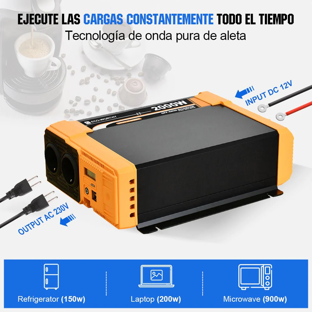 Kit Solar Aislada 340W 12V con 40A DC a DC Charger MPPT Batería Cargador - Image 6