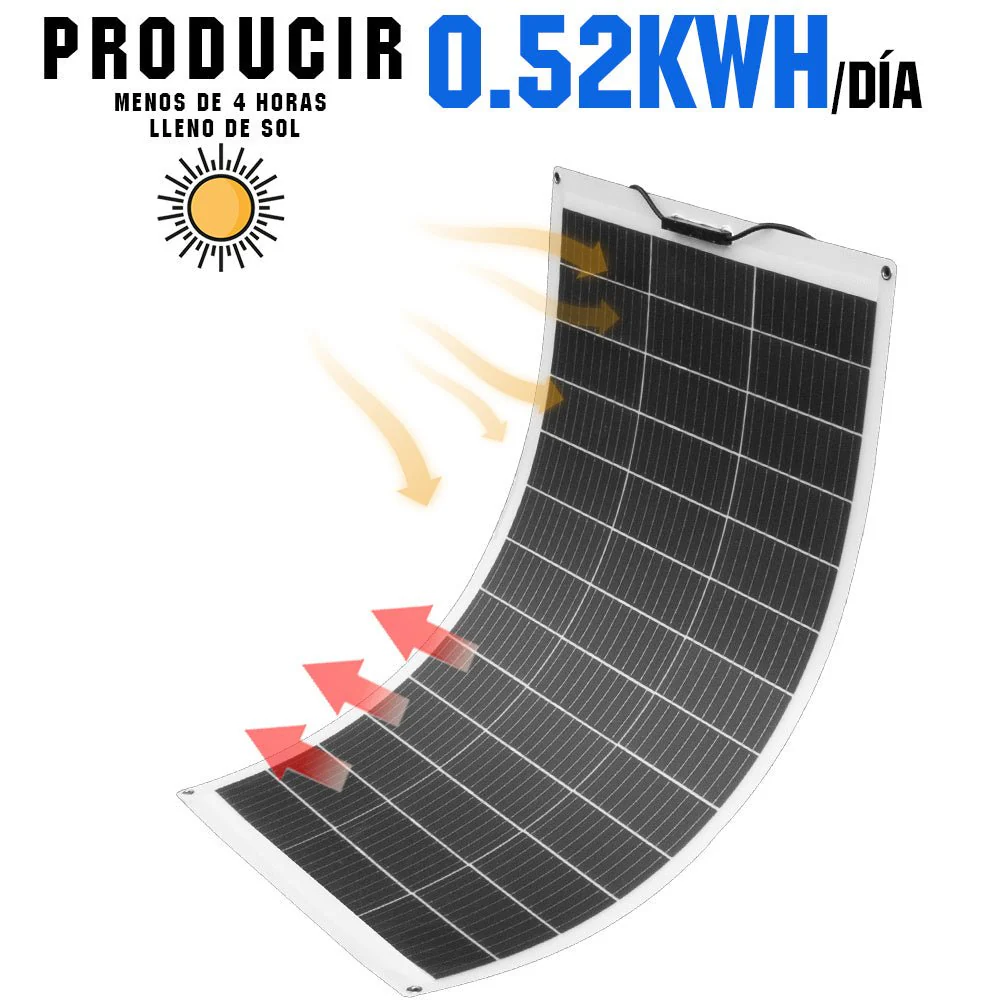 Kit Solar Para Embarcaciones Y Barcos 130W 260W 390W 520W 12V con Batería de Litio - Image 5