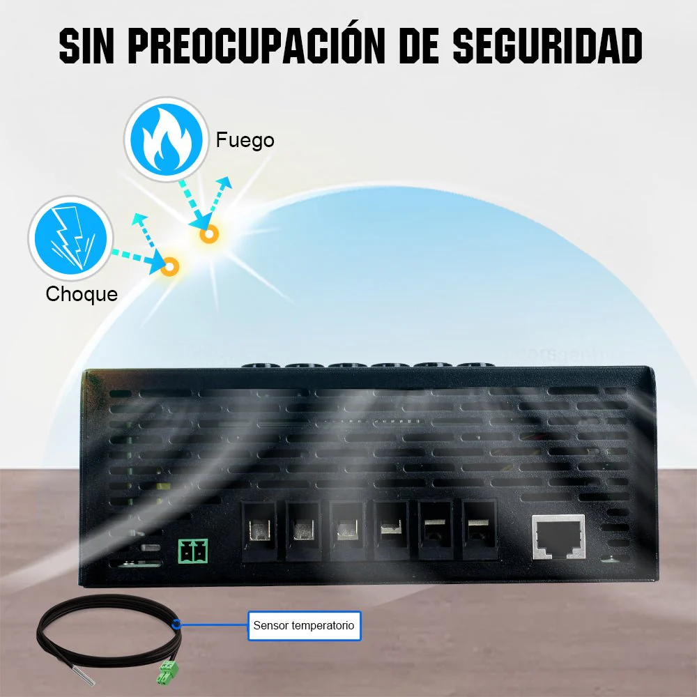 Regulador de Carga MPPT-OLED 12/24/36/48V 60A - Image 7