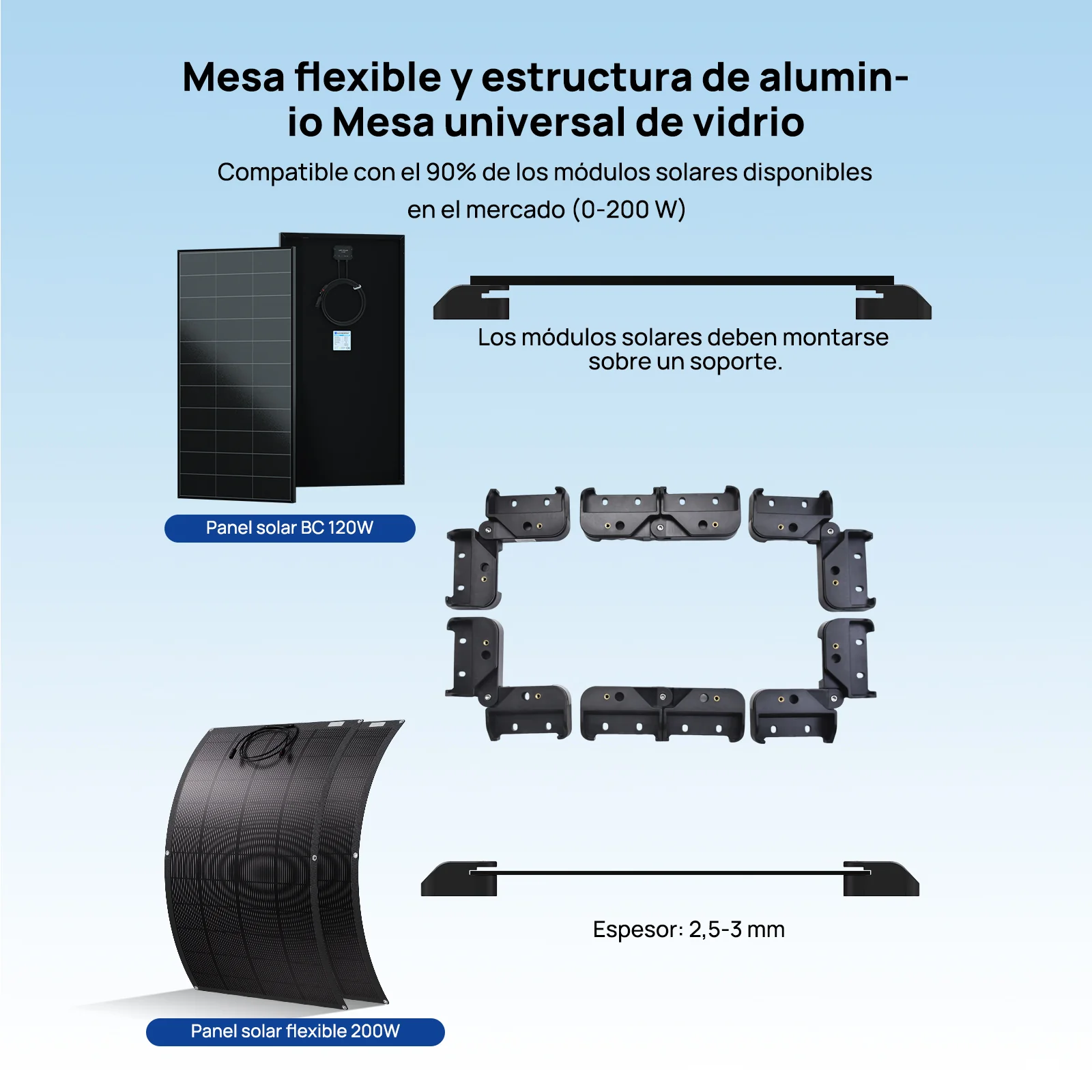 Soportes para paneles solares: incorporan un diseño suspendido y ventilado - Image 5